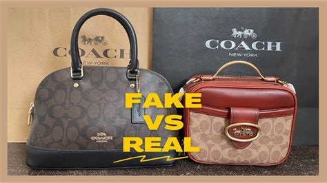 original coach bag vs fake|are coach bags genuine.